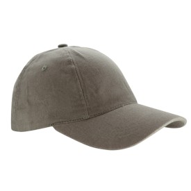 Brushed promo cap - katoen - 5 panelen - klittenbandsluiting