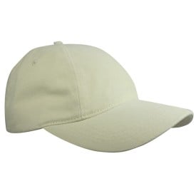 Brushed promo cap - katoen - 5 panelen - klittenbandsluiting
