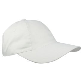 Brushed promo cap - katoen - 5 panelen - klittenbandsluiting