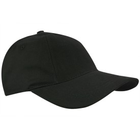 Brushed promo cap - katoen - 5 panelen - klittenbandsluiting