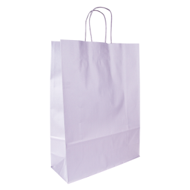 Budget papieren tas 100 g/m² - A3 - diverse kleuren - gedraaid koord