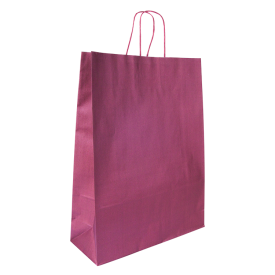 Budget papieren tas 100 g/m² - A3 - diverse kleuren - gedraaid koord