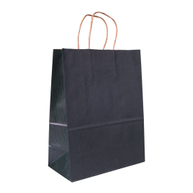 Budget papieren tas 100 g/m² - A4 - diverse kleuren - gedraaid koord