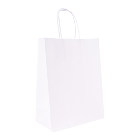 Budget papieren tas 100 g/m² - A4 - diverse kleuren - gedraaid koord