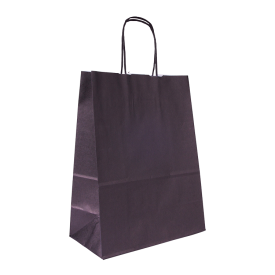 Budget papieren tas 100 g/m² - A4 - diverse kleuren - gedraaid koord