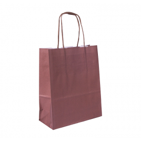 Budget papieren tas A5-Bruin