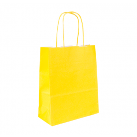 Budget papieren tas A5-Geel