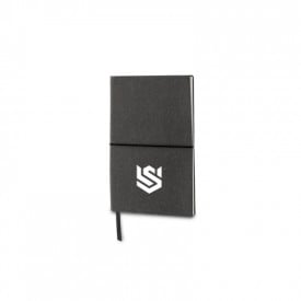 Bullet notitieboek - A5 - gerecycled leer - 80 vellen - elastieksluiting