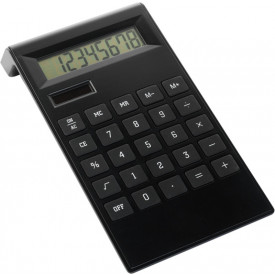 Bureaucalculator met batterijen-Zwart