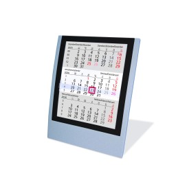 Bureaukalender Elegance - 24 maanden - klapmechanisme - metalen look