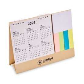 Bureaukalender met memoblok