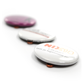 Button met clip 37 mm
