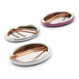 Button met clip 37 mm