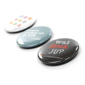 Button met kledingmagneet 56 mm