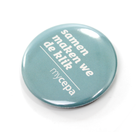 Button met kledingmagneet 56 mm