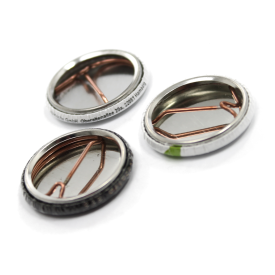 Button met speld 25 mm