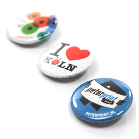 Button met speld 31 mm