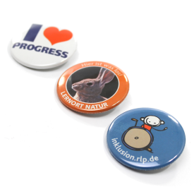 Button met speld 37 mm