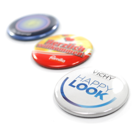 Button met spiegel 56 mm