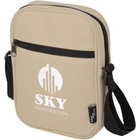 Byron crossbodytas - rPET polyester - waterafstotend - verstelbare schouderbanden-Oatmeal