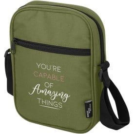 Byron GRS gerecyclede crossbodytas 2 l-Olijf groen