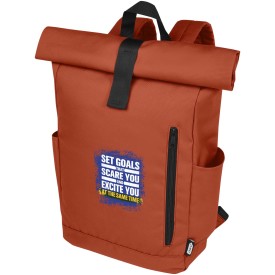 Byron rugzak - 18L - GRS rPET - 600D - met laptopvak-Brick