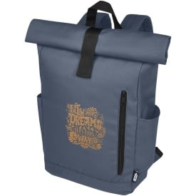 Byron rugzak - 18L - GRS rPET - 600D - met laptopvak-Hale blue