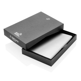 C-Secure RFID kaarthouder - aluminium - 9.5x6.4x0.8cm