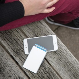C-Secure RFID kaarthouder - aluminium - 9.5x6.4x0.8cm