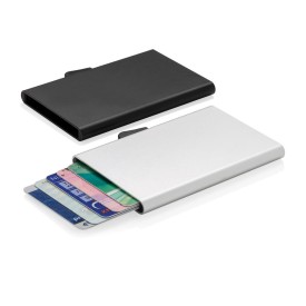 C-Secure RFID kaarthouder - aluminium - 9.5x6.4x0.8cm