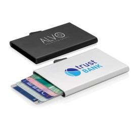 C-Secure RFID kaarthouder - aluminium - 9.5x6.4x0.8cm