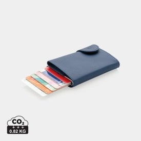 C-Secure aluminium RFID kaarthouder & portemonnee-Blauw