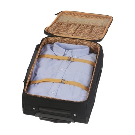 Cabinet handbagage koffer - 48 x 36 x 22 cm - uitschuifbare greep