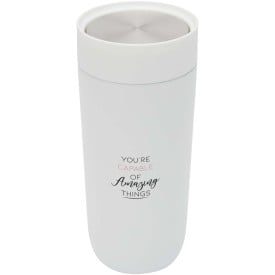 Camden tumbler 350ml - gerecycled RVS - druk-openingsmechanisme