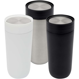 Camden tumbler 350ml - gerecycled RVS - druk-openingsmechanisme