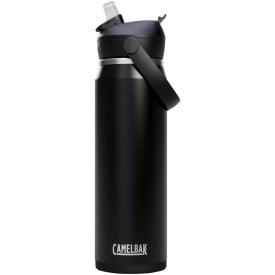Camelbak® Thrive Flip VSS roestvrijstalen waterfles van 750 ml met inklapbaar rietje-Zwart