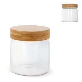 Canister glas 600ml - bamboe deksel