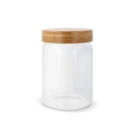 Canister glas 900ml - bamboe deksel