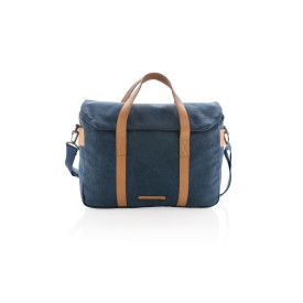 Canvas laptoptas - canvas - 16 L - 15,6" laptopvak - verstelbare schouderriem