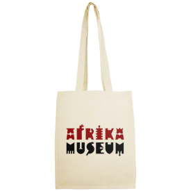 Shopper - canvas - 300g/m² - 32 x 40 x 13 cm - lange hengsels - binnenzijde gelamineerd