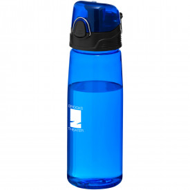 Capri sportfles-Transparant blauw-zonder opdruk