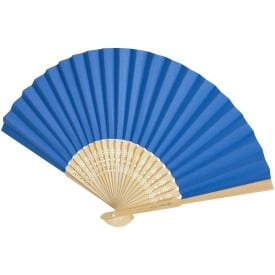 Handwaaier - bamboe en papier - kleurrijk design