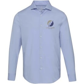 Carnelian herenoverhemd - katoen BCI - poplin - lange mouwen - regular fit