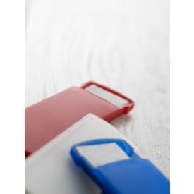 Frosted cassette met pleisters - kunststof - 5 latex pleisters