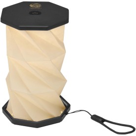 Celestia opvouwbare tafellamp van gerecycled plastic-Zwart