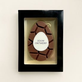 Chocolade paasei - 95 gram - melk - in geschenkdoos
