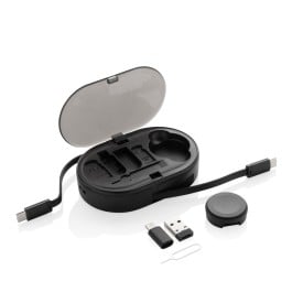Chargevix multifunctionele oplaadset - gerecycled plastic
