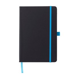 Charlene notitieboek - A5 - PU - 48 vellen - gelinieerd - elastieksluiting en leeslint