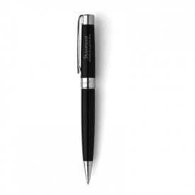 Charles Dickens® Lena balpen - metaal - zwarte inkt - draaimechanisme - geschenkverpakking