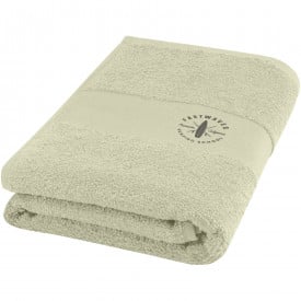 Charlotte badhanddoek 50 x 100 cm van 450 g/m² katoen-Licht grijs
